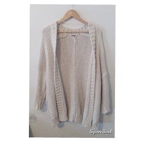 Free People Chunky Knit Cardigan